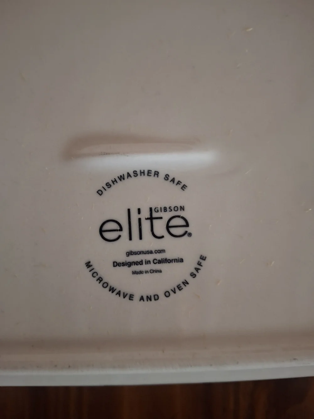 Gibson Elite Rectagular Bakeware Luxenbourg Collection / Handpainted